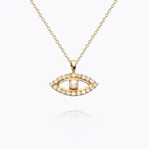 Greek Eye Pearl Necklace Caroline Svedbom