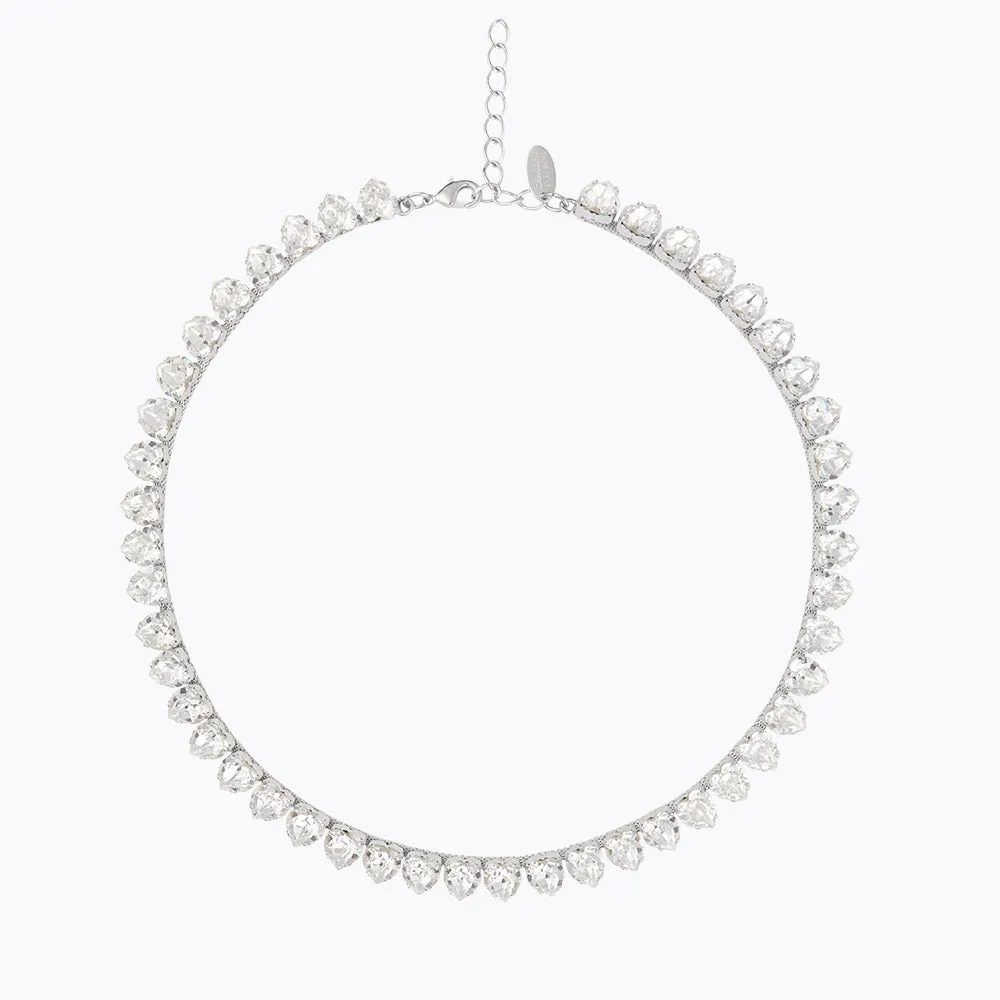 Heart Stud Choker / Crystal Caroline Svedbom