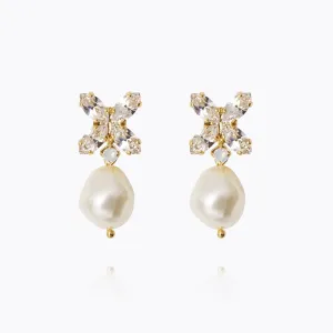 Honey Bee Earrings / Pearl   Crystal Caroline Svedbom