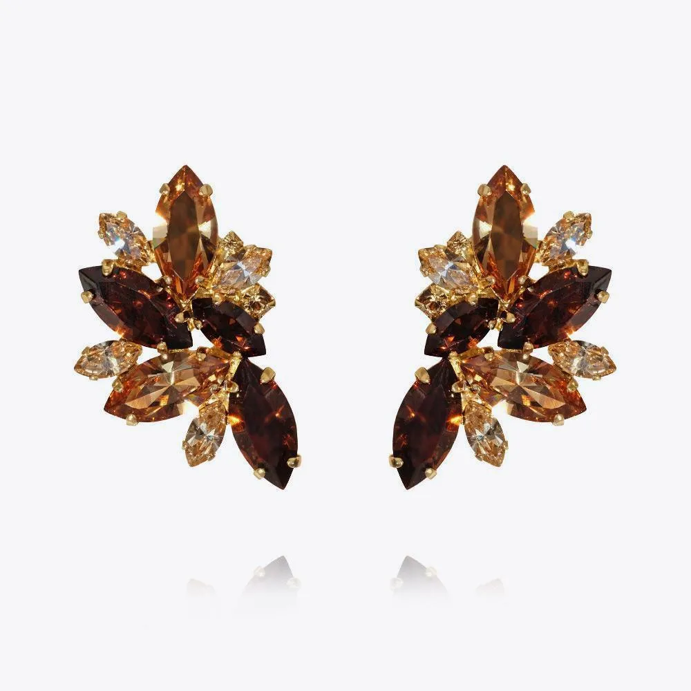 Iris Earcuffs / Smoked Topaz Combo Caroline Svedbom