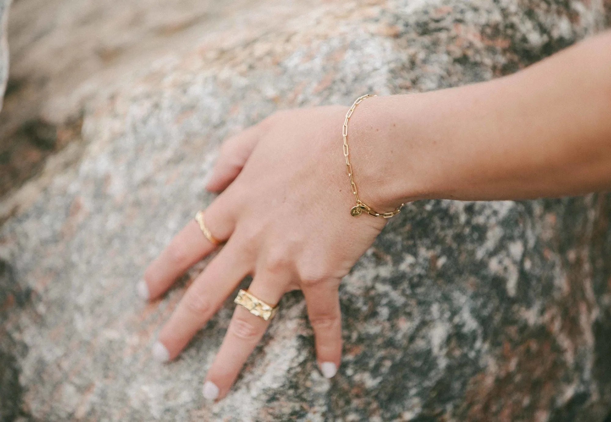 IX Aurora Gold Plated Bracelet
