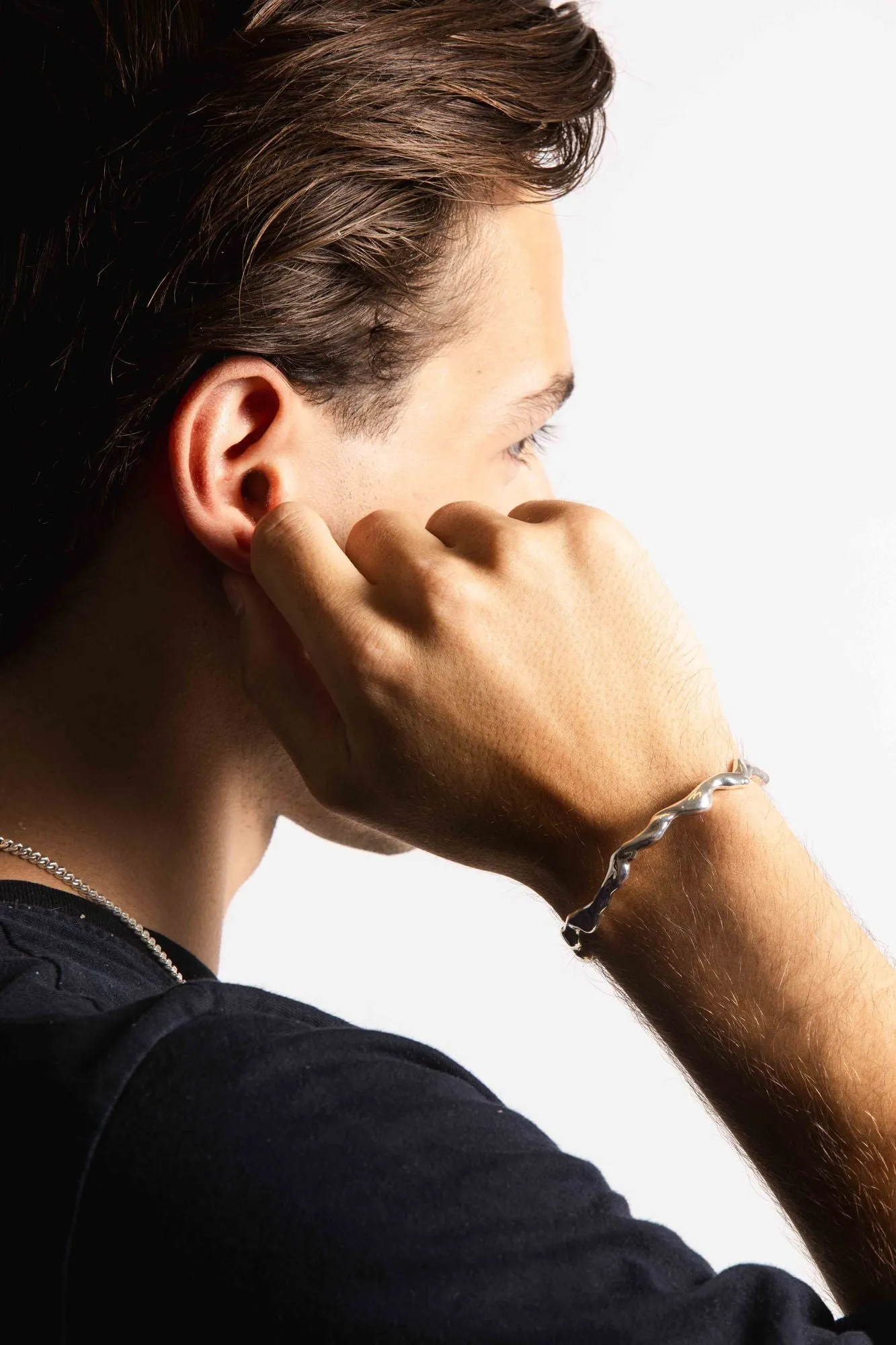 IX Axel Silver Bracelet
