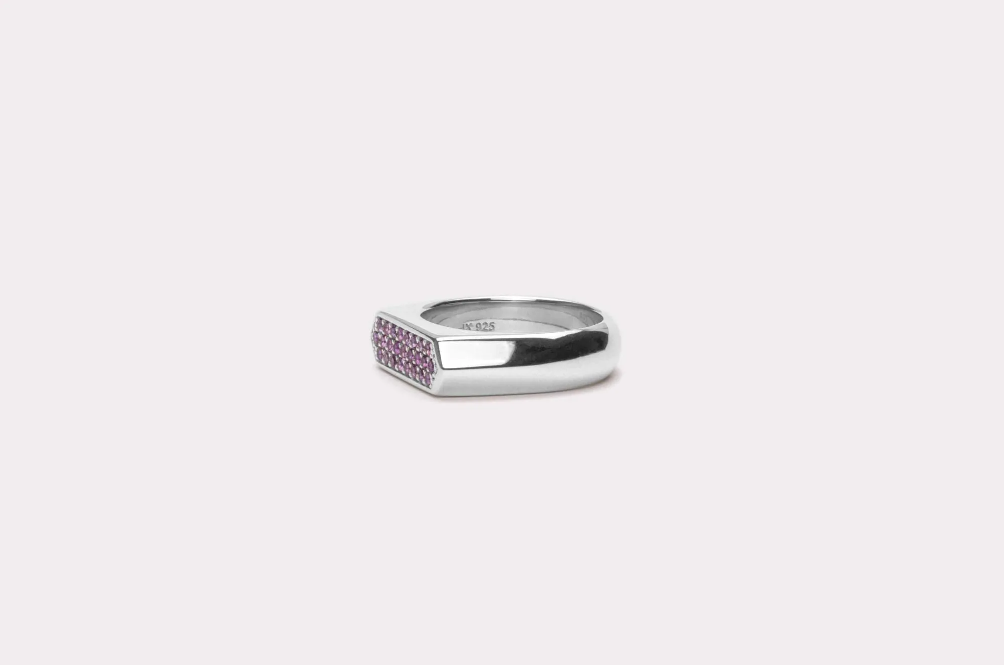 IX Mini Hexagon Purple Ring