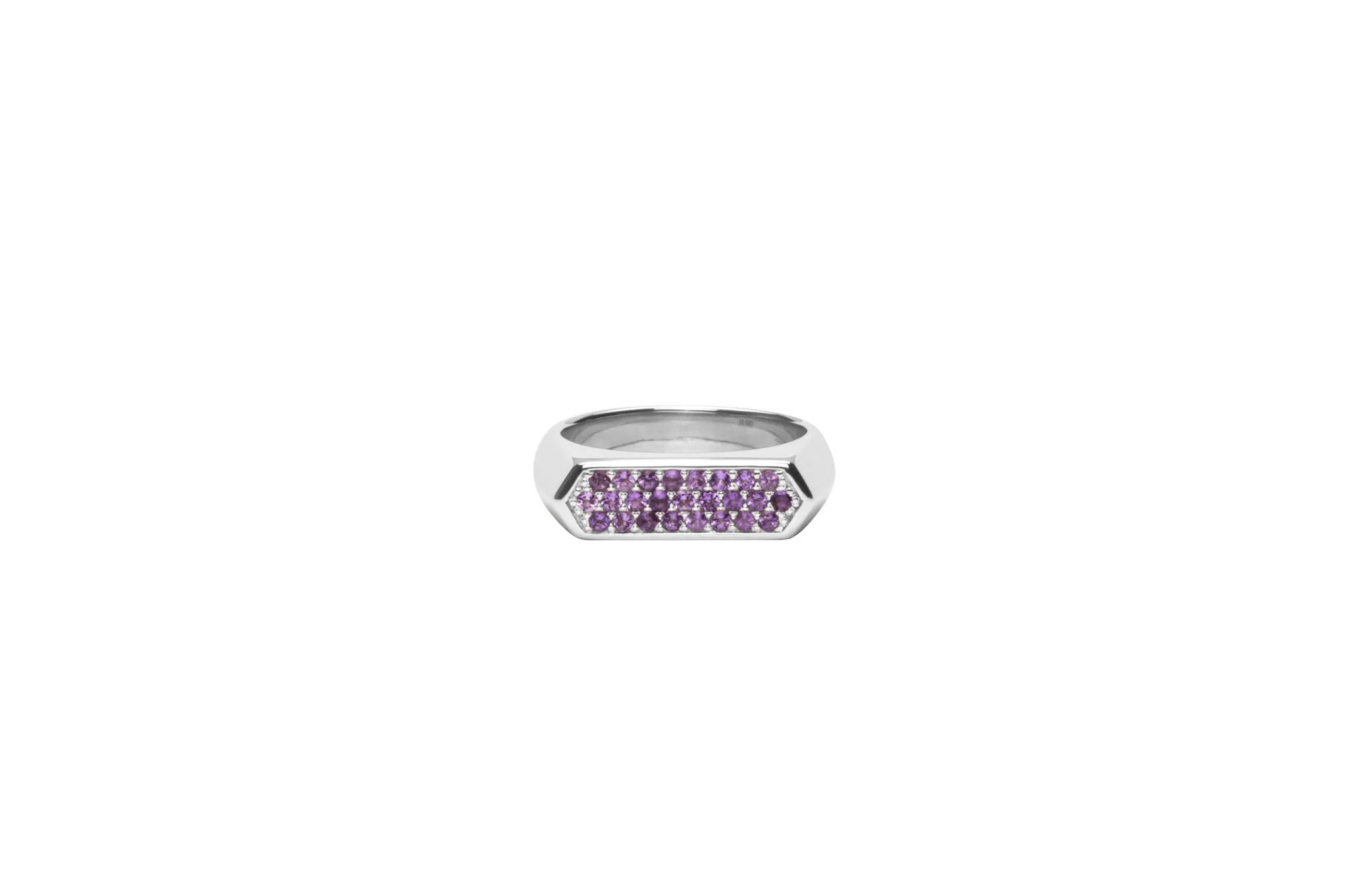 IX Mini Hexagon Purple Ring
