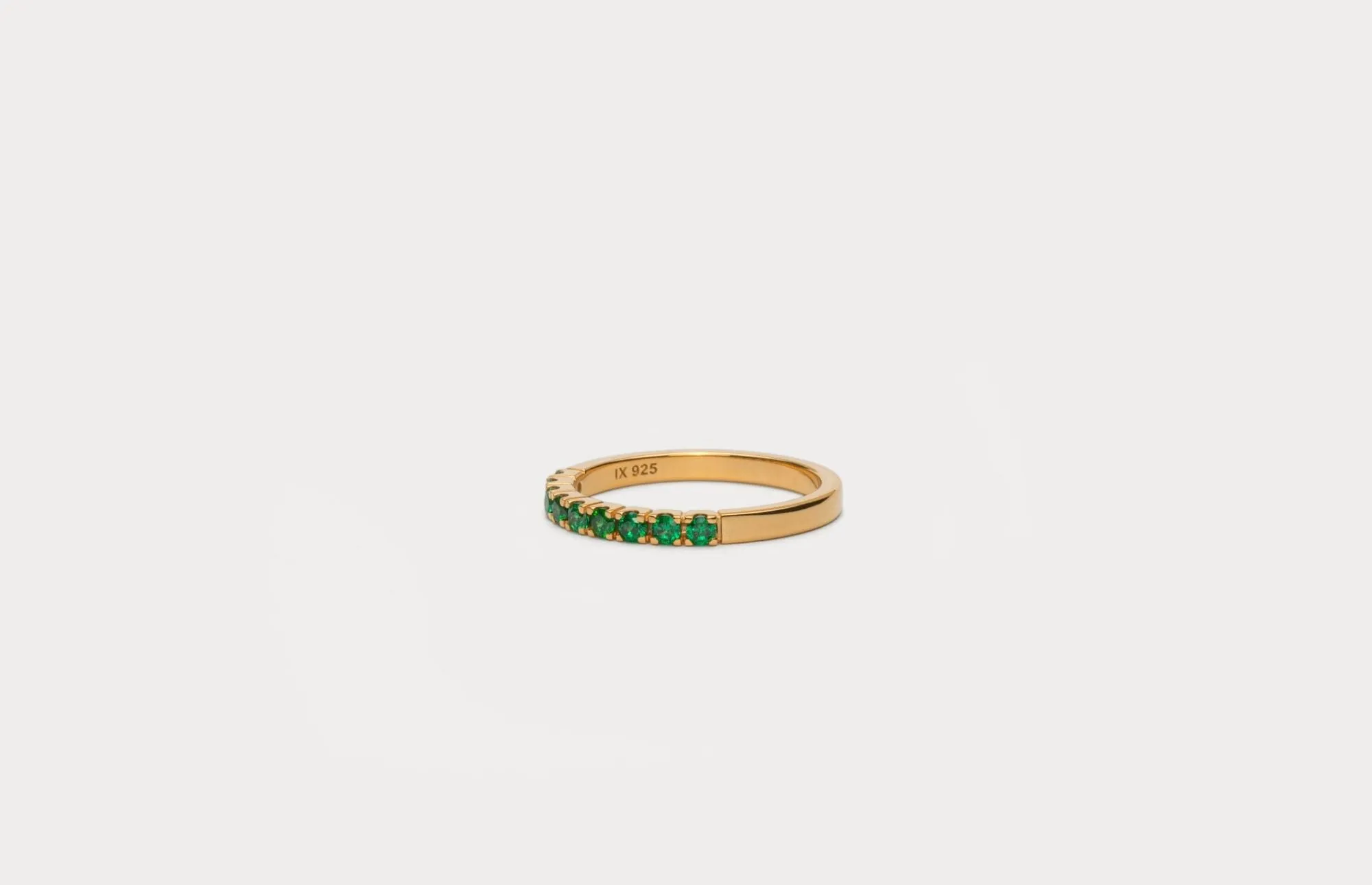 IX Princess Gold Plated Ring