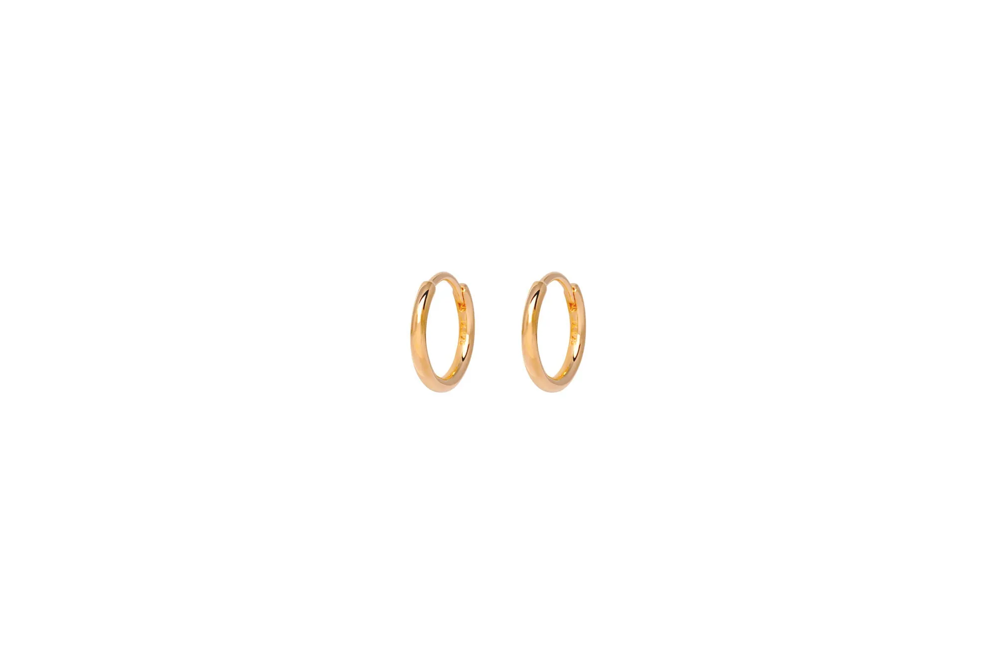 IX Taylor Gold Plated Hoop Earring