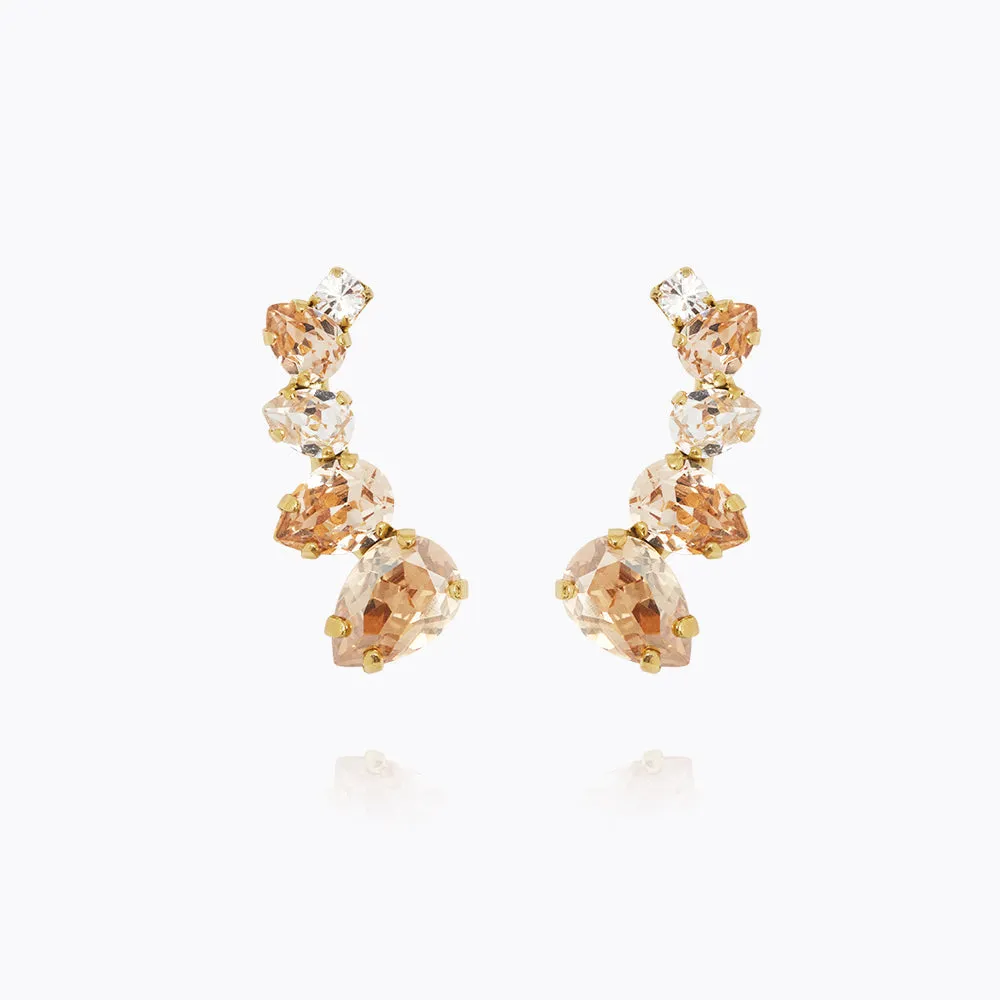 Julie Earrings / Golden Combo Caroline Svedbom