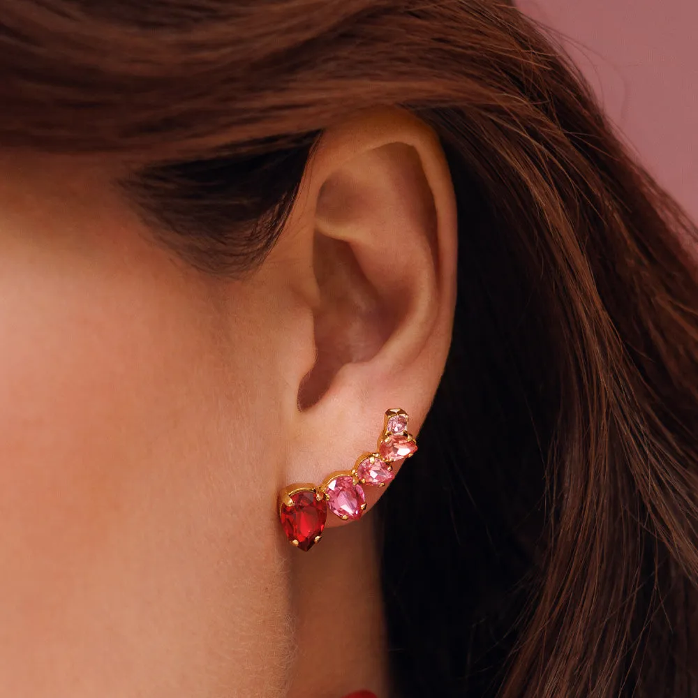 Julie Earrings / Scarlet Combo Caroline Svedbom