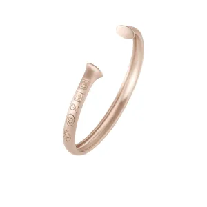 Julius men's 8 mm. 18K Whitegold Bangle