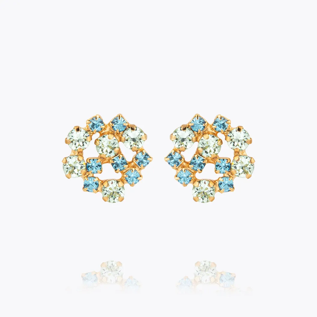 Kassandra Earrings / Blue Combo Caroline Svedbom