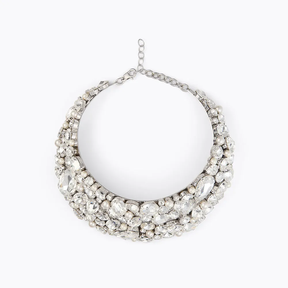 Katia Necklace / Pearl / Crystal Caroline Svedbom