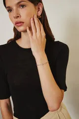 Labradorite Odyssey Paperclip Bracelet
