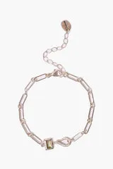 Labradorite Odyssey Paperclip Bracelet