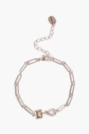 Labradorite Odyssey Paperclip Bracelet