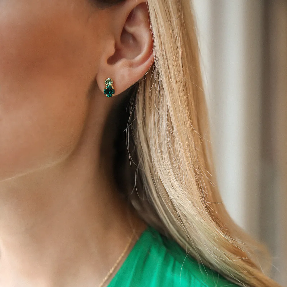 Leah Earrings / Green Combo Caroline Svedbom