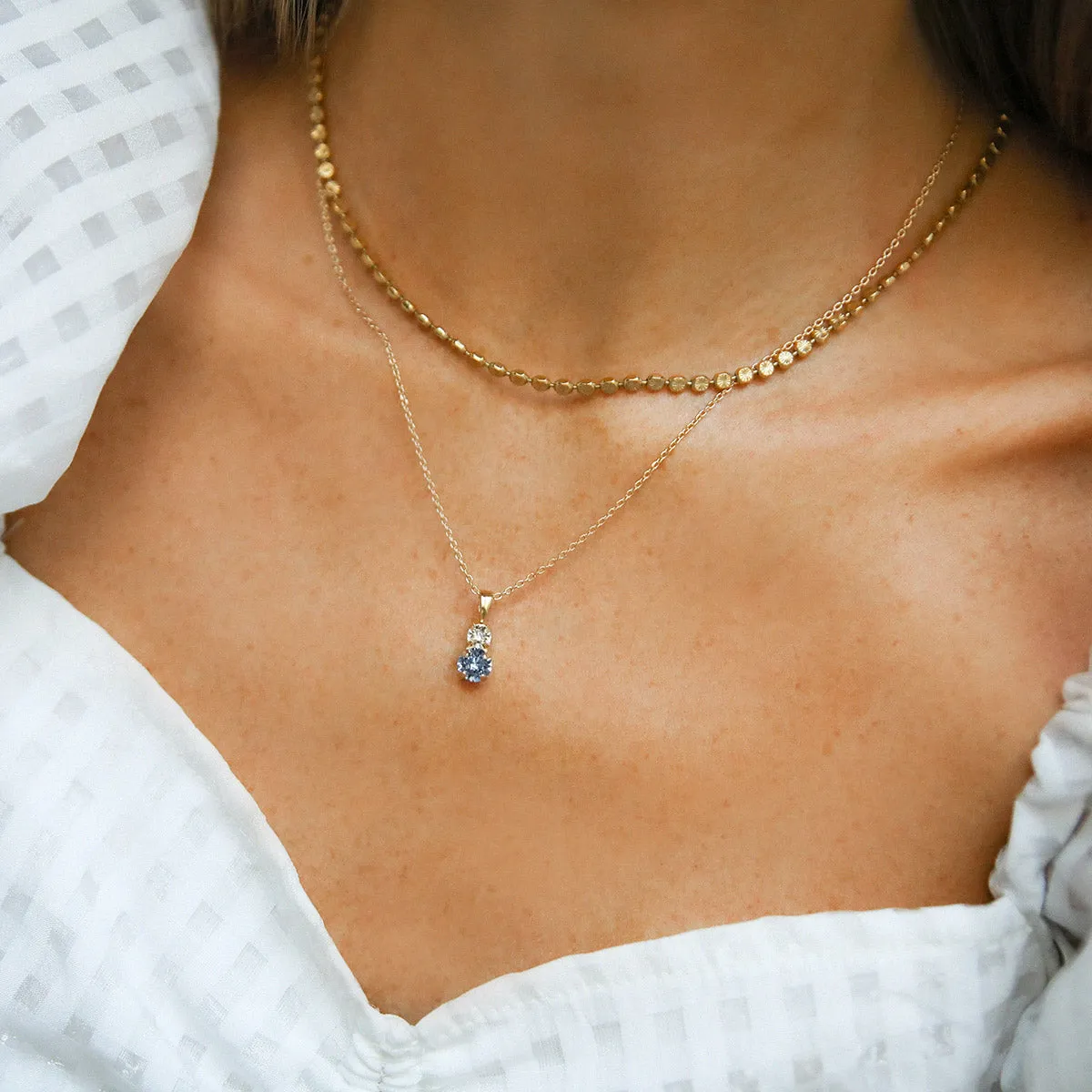 Leah Necklace / Blue Combo Caroline Svedbom