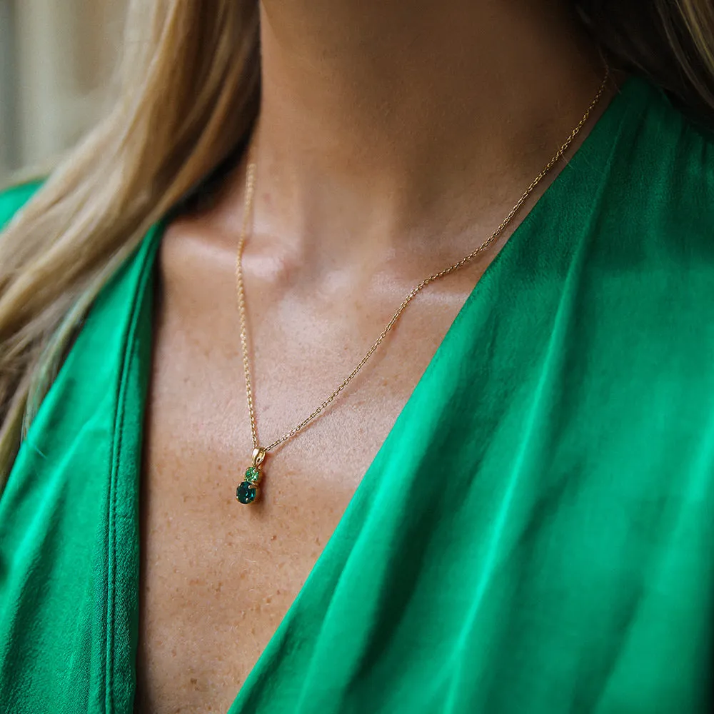 Leah Necklace / Green Combo Caroline Svedbom