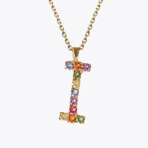 Letter Necklace I / Rainbow Combo Caroline Svedbom