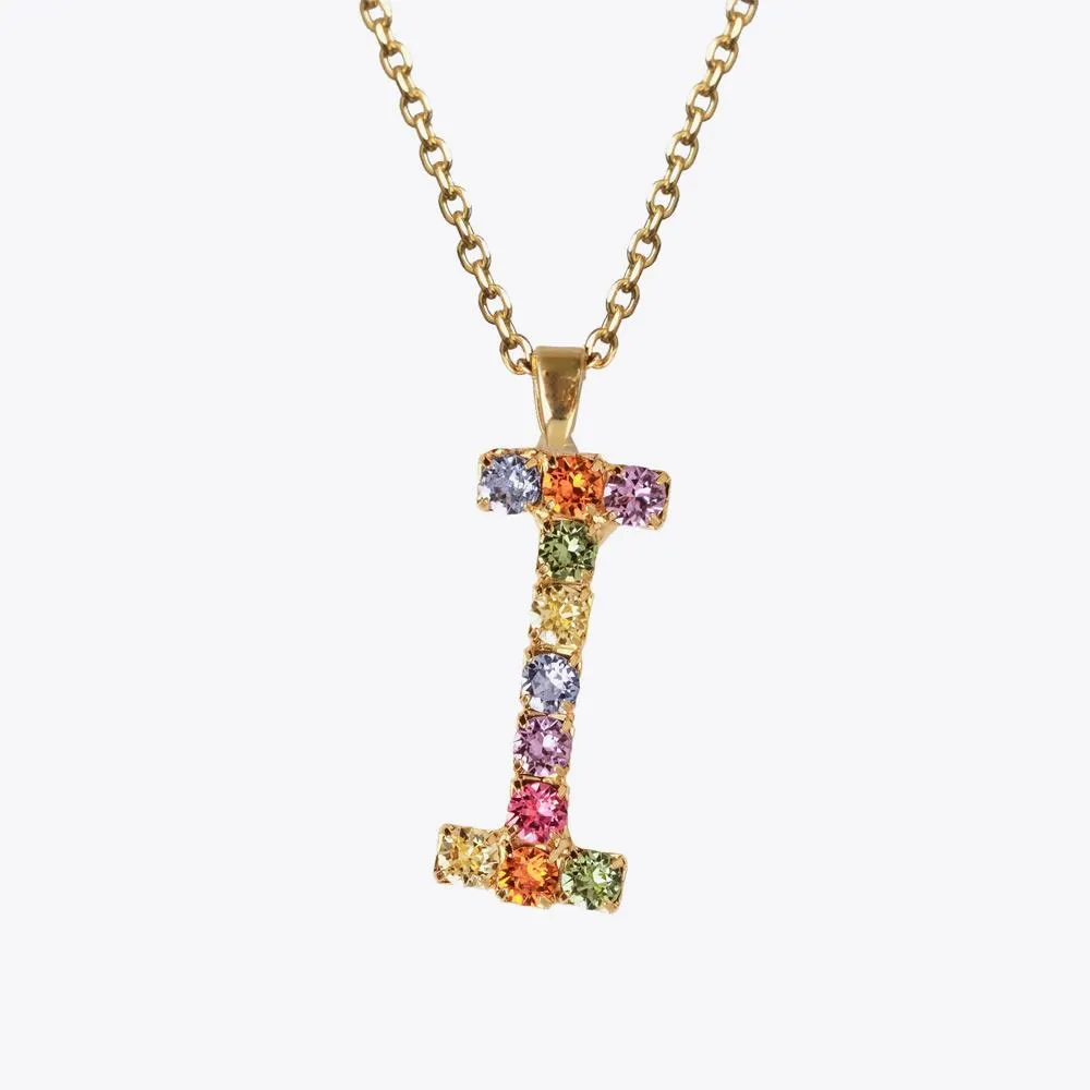 Letter Necklace I / Rainbow Combo Caroline Svedbom