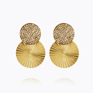 Lizzy Earrings / Cal Gold Caroline Svedbom