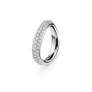 Love 5 Pavé 18K Whitegold Ring w. Diamonds