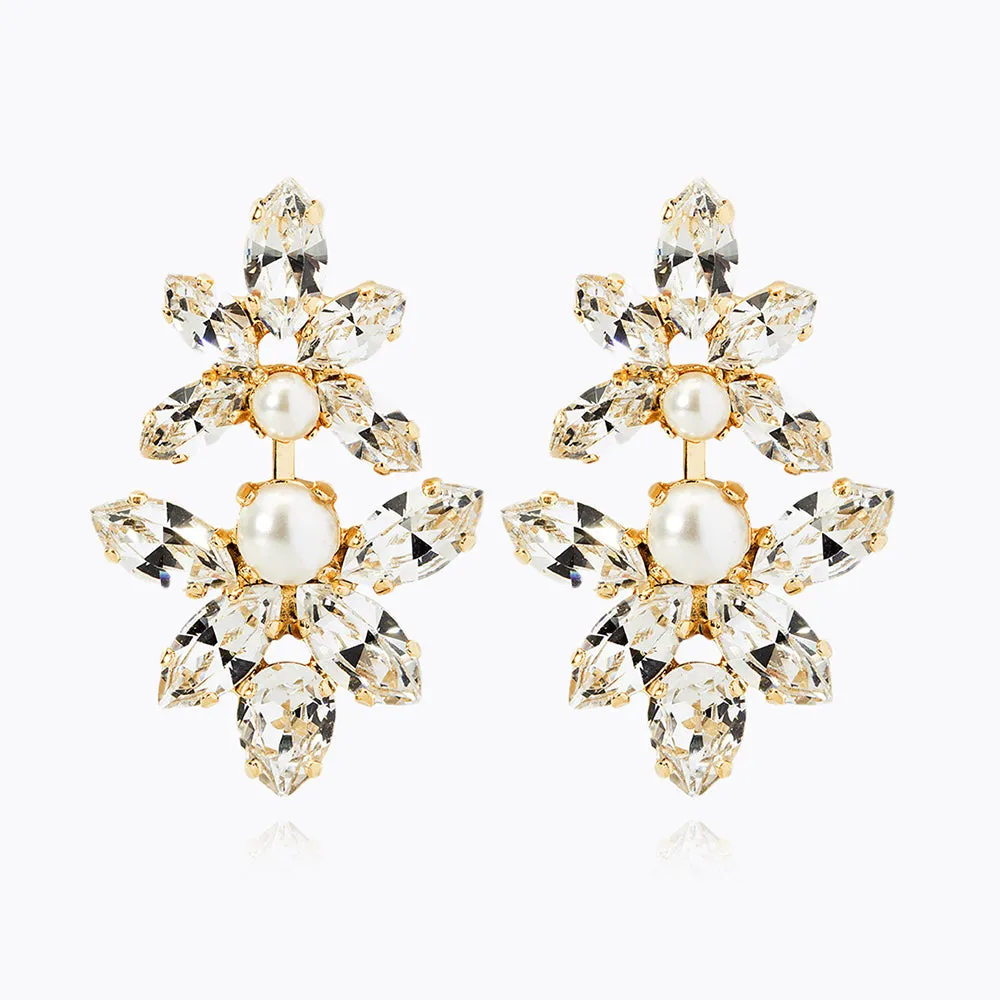 Love Me Forever Earring / Pearl   Crystal Caroline Svedbom