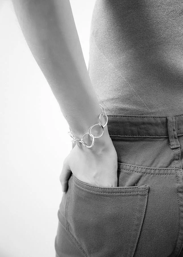 Luna 01 Silver Bracelet