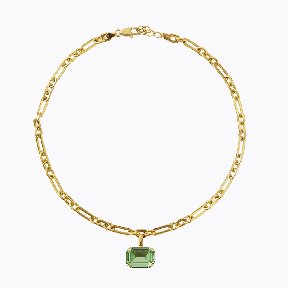 Lydia Chain Necklace / Peridot Caroline Svedbom