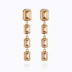 Lydia Long Earrings / Golden Shadow Caroline Svedbom