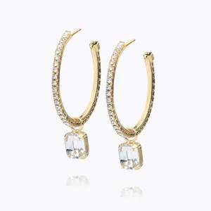 Lydia Loop Earrings / Crystal Caroline Svedbom