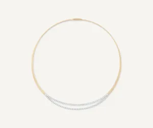Marco Bicego Masai 18ct Yellow Gold Coil 1.95ct Diamond Necklace