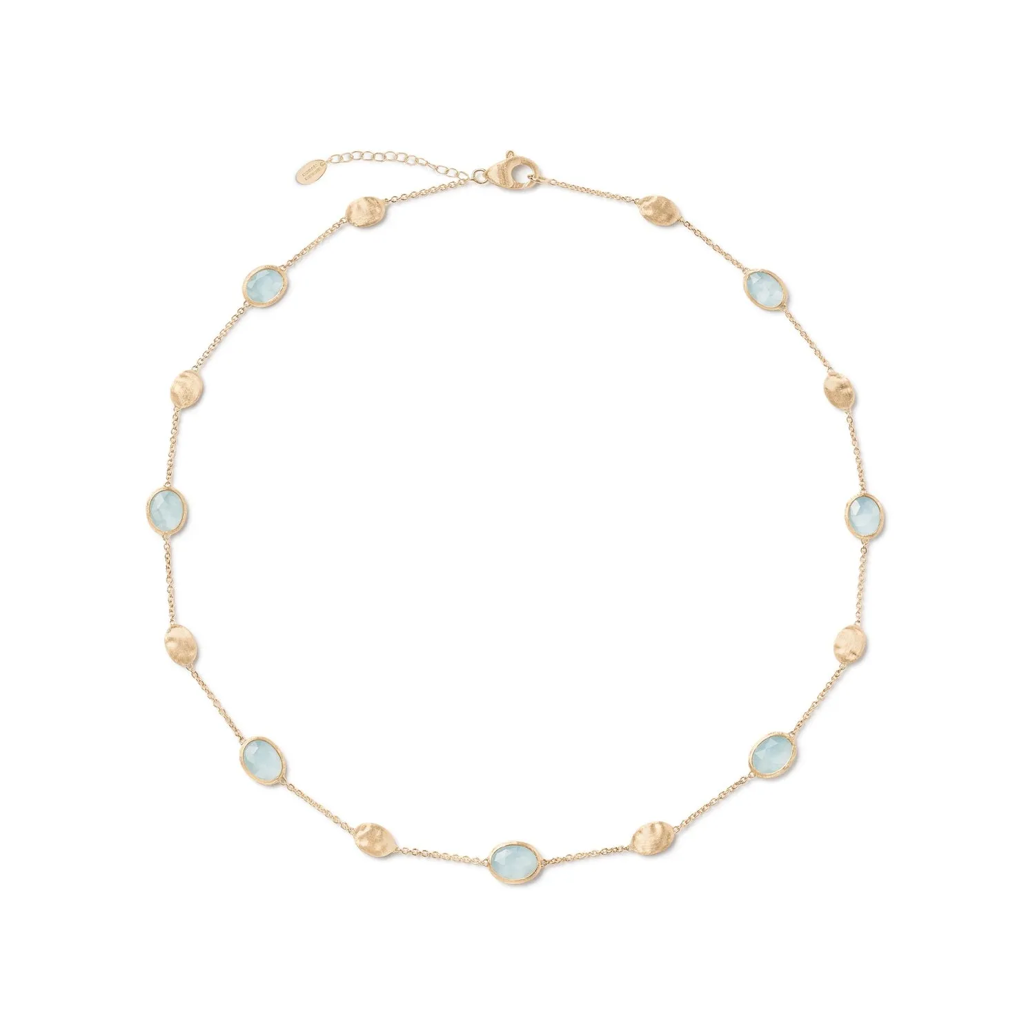 Marco Bicego Siviglia 18ct Yellow Gold Aquamarine Necklace