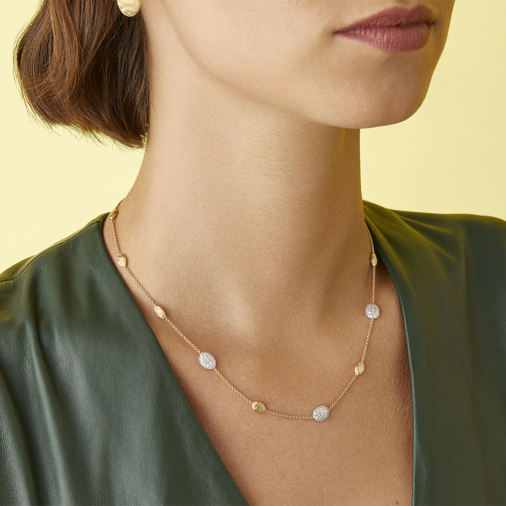 Marco Bicego Siviglia 18ct Yellow Gold Diamond Necklace