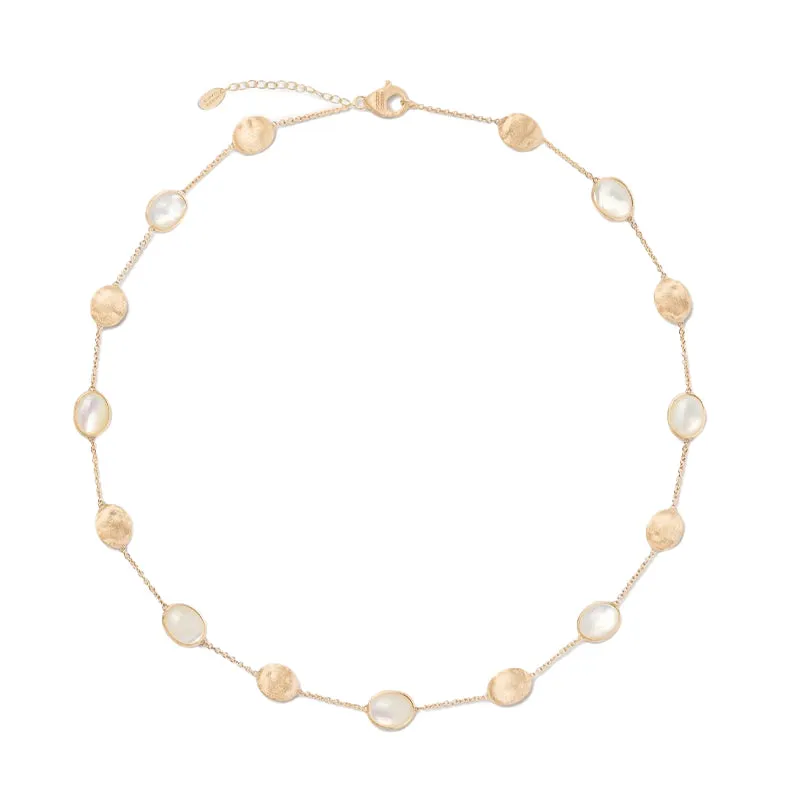 Marco Bicego Siviglia 18ct Yellow Gold Mother of Pearl Necklace