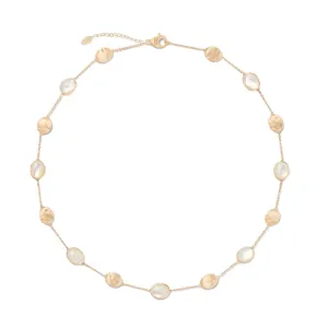 Marco Bicego Siviglia 18ct Yellow Gold Mother of Pearl Necklace