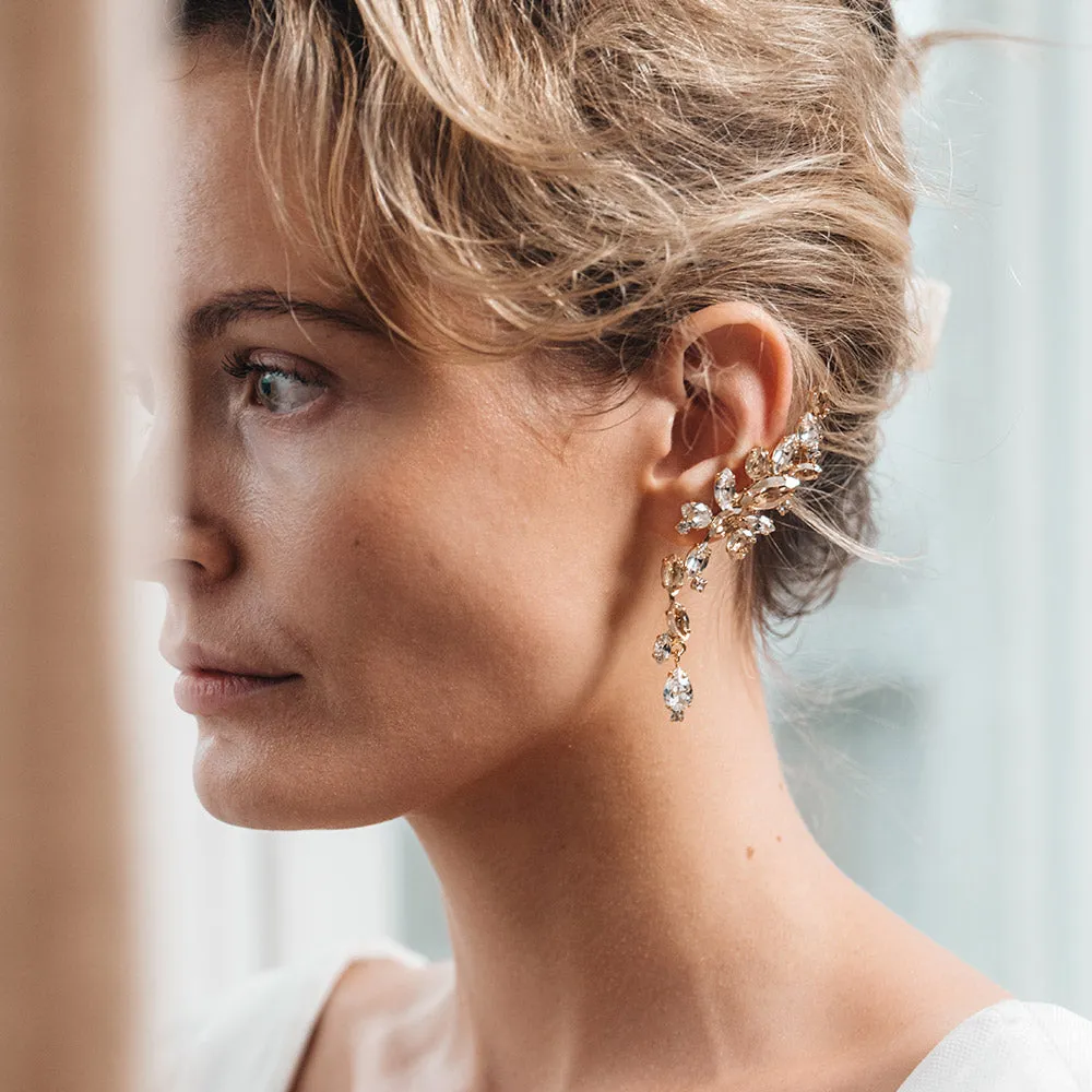 Marry Me Earcuff / Crystal   Golden Shadow Caroline Svedbom