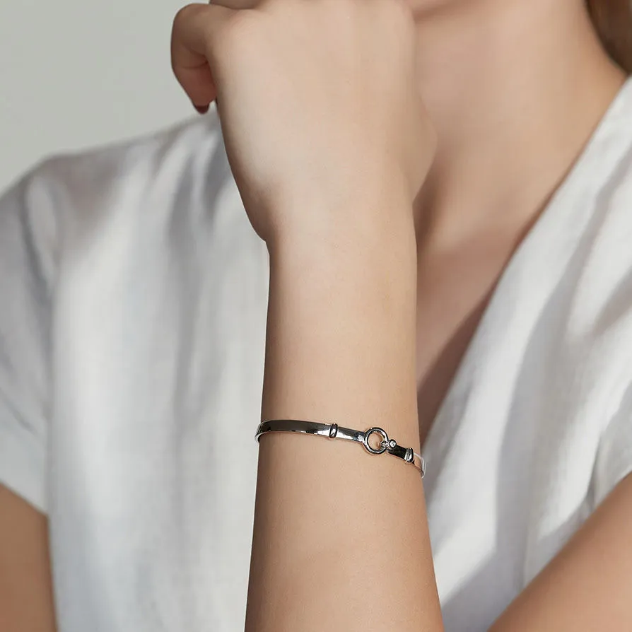 Matiné 18K Rosegold Bangle w. 1 Diamond