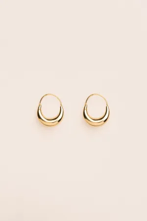 Medium 18K Gold Hoops