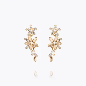 Melia Earrings / Crystal / Golden Shadow Caroline Svedbom