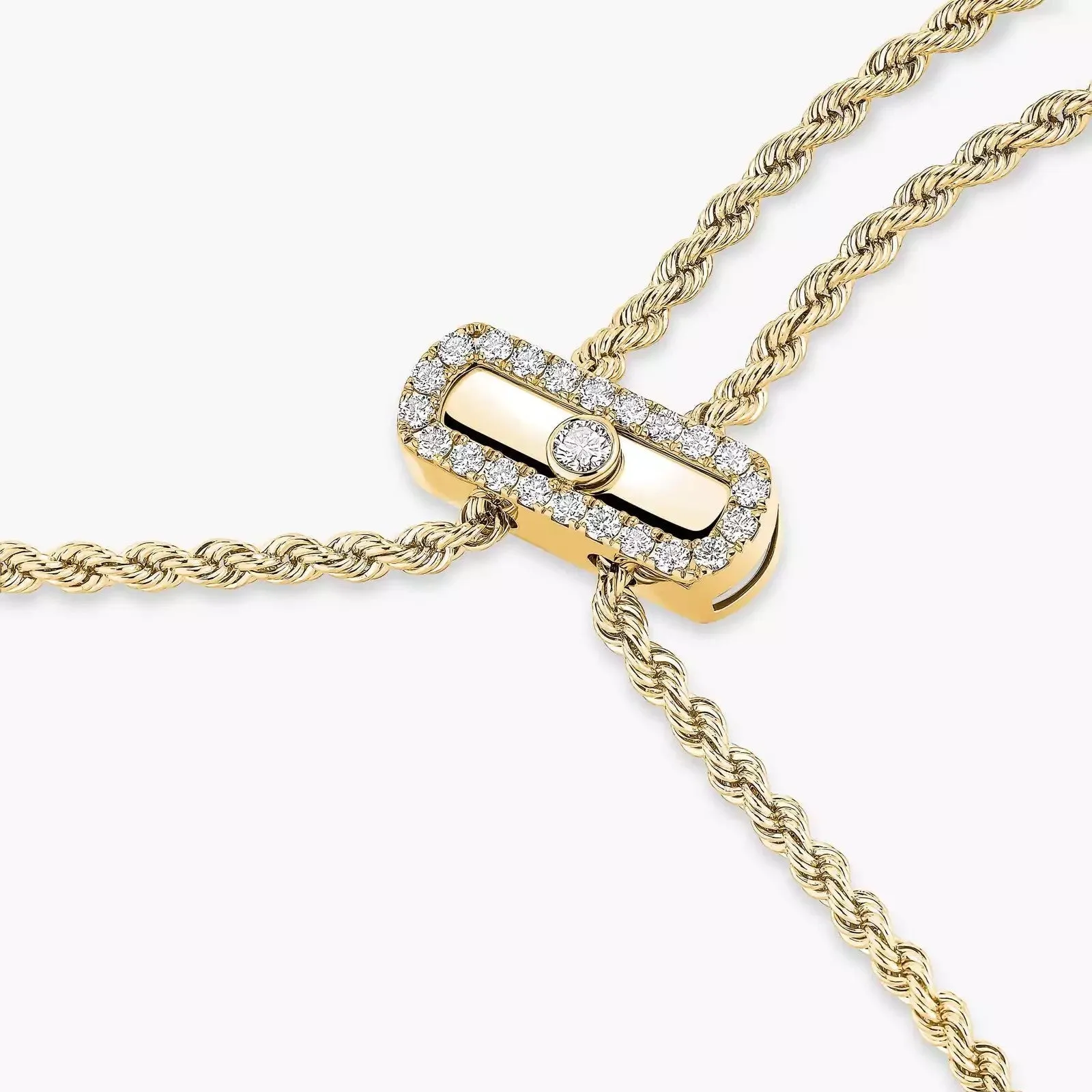 Messika  Move Iconica 18ct Yellow Gold 8ct Diamond Necklace