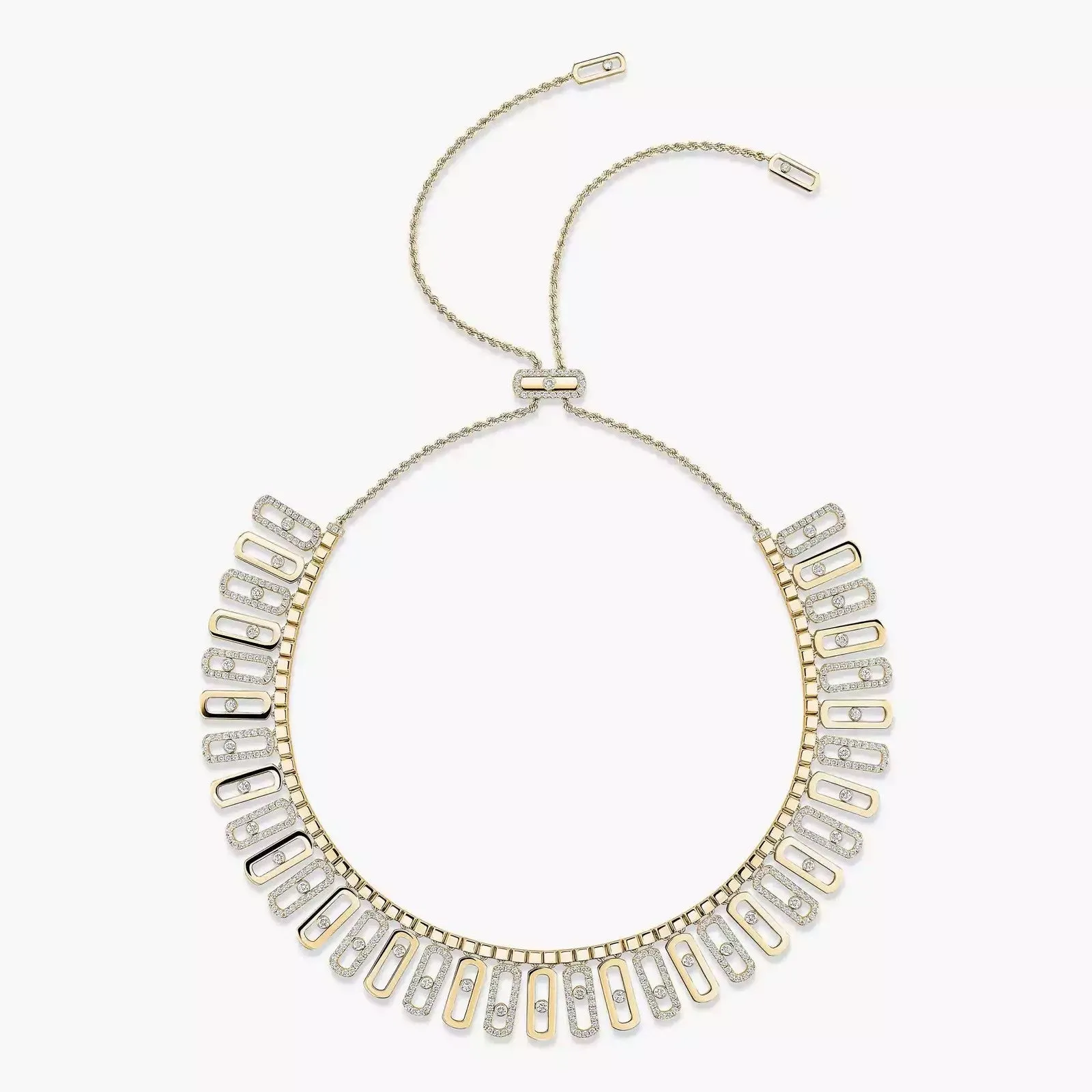 Messika  Move Iconica 18ct Yellow Gold 8ct Diamond Necklace
