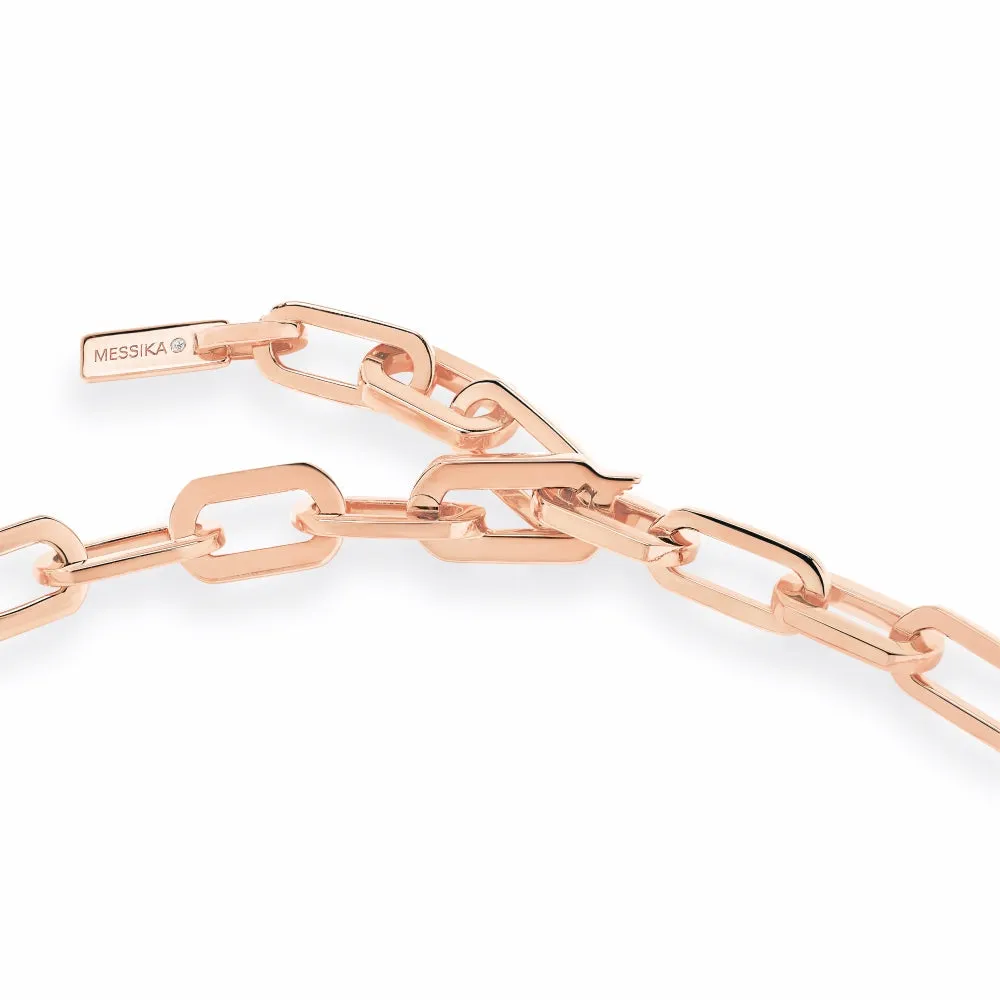 Messika Move Link 18ct Rose Gold 1.11ct Diamond Necklace