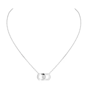 Messika So Move 18ct White Gold 0.12ct Diamond Necklace