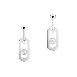 Messika So Move 18ct White Gold 0.37ct Diamond Pendant Earrings