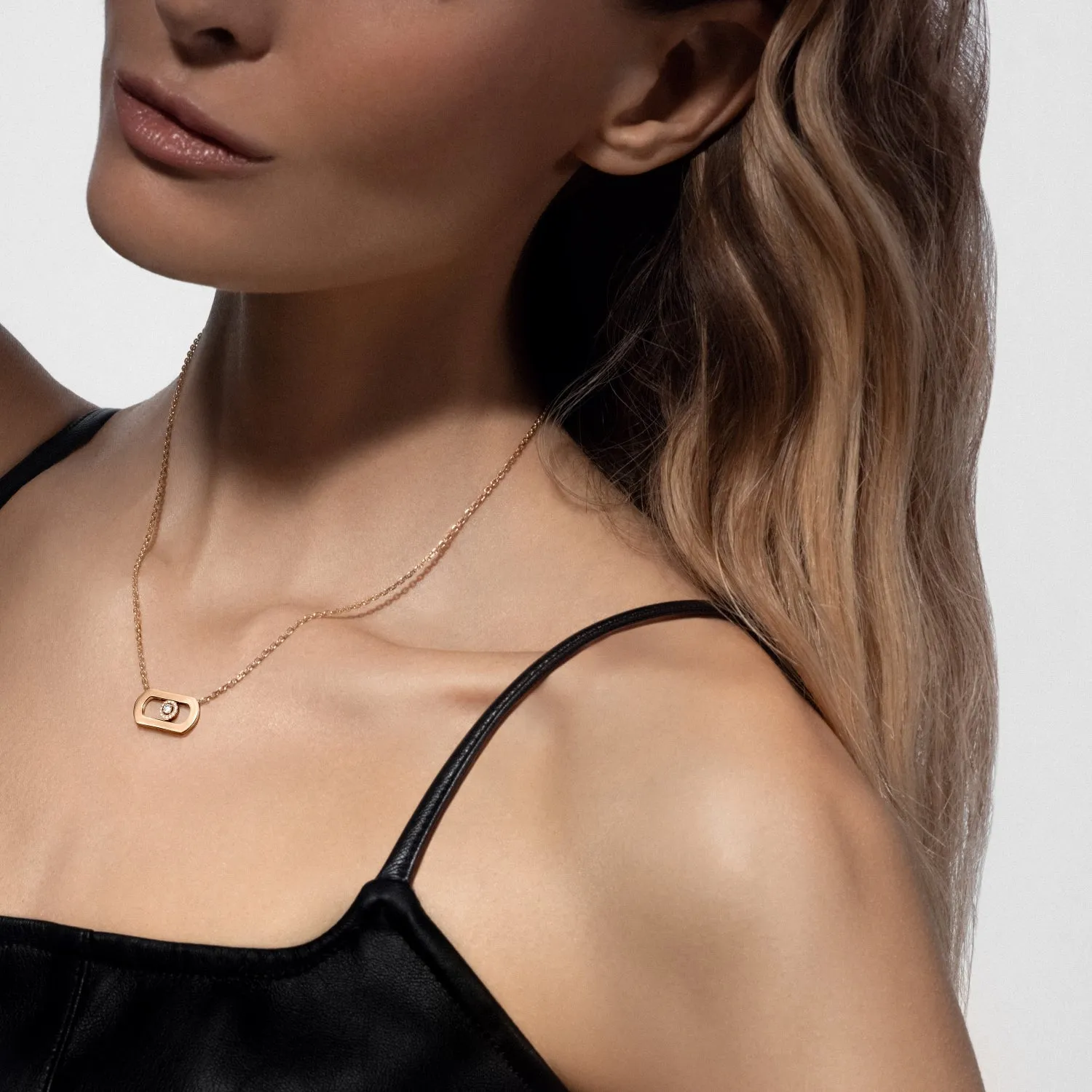 Messika So Move 18ct Yellow Gold 0.12ct Diamond Necklace