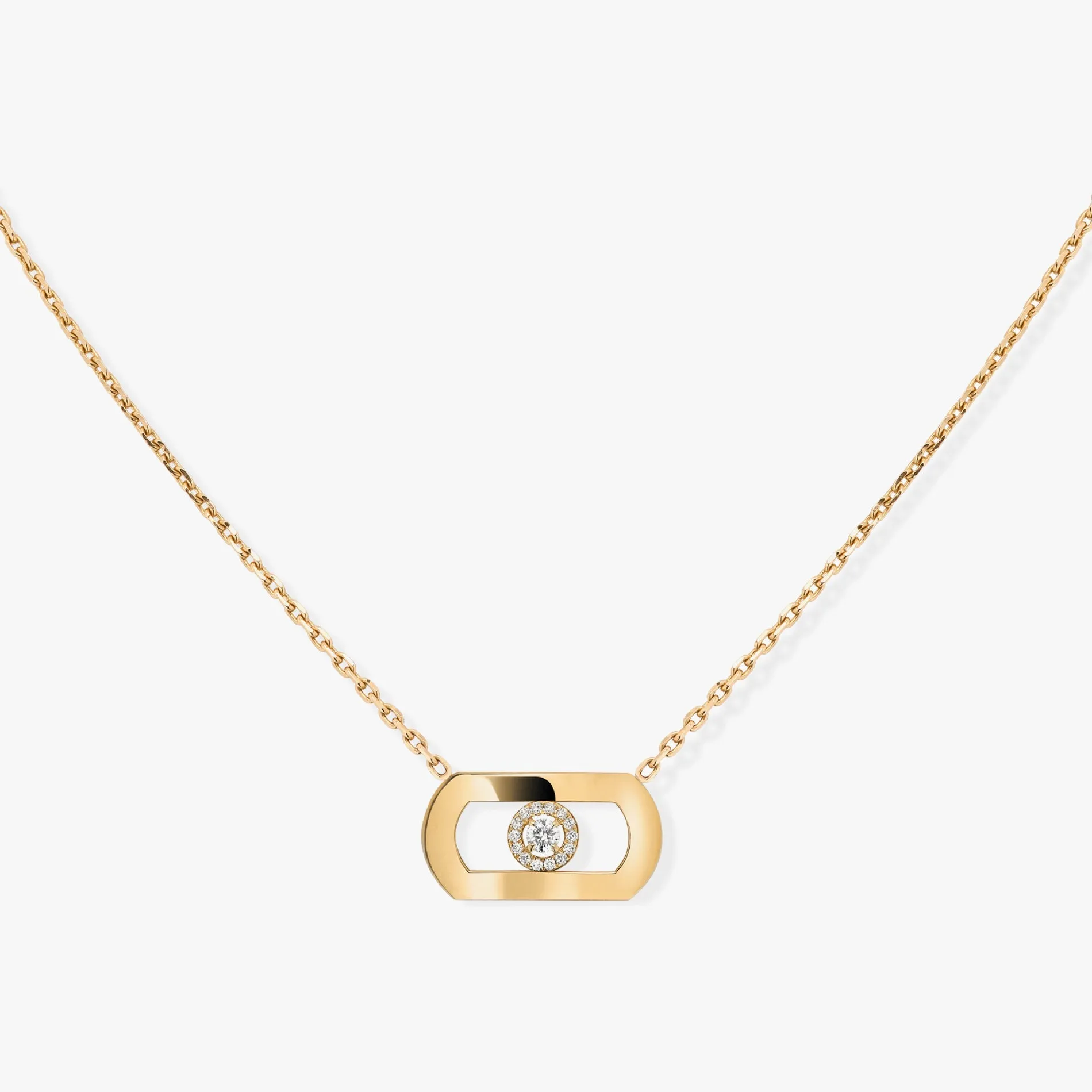Messika So Move 18ct Yellow Gold 0.12ct Diamond Necklace