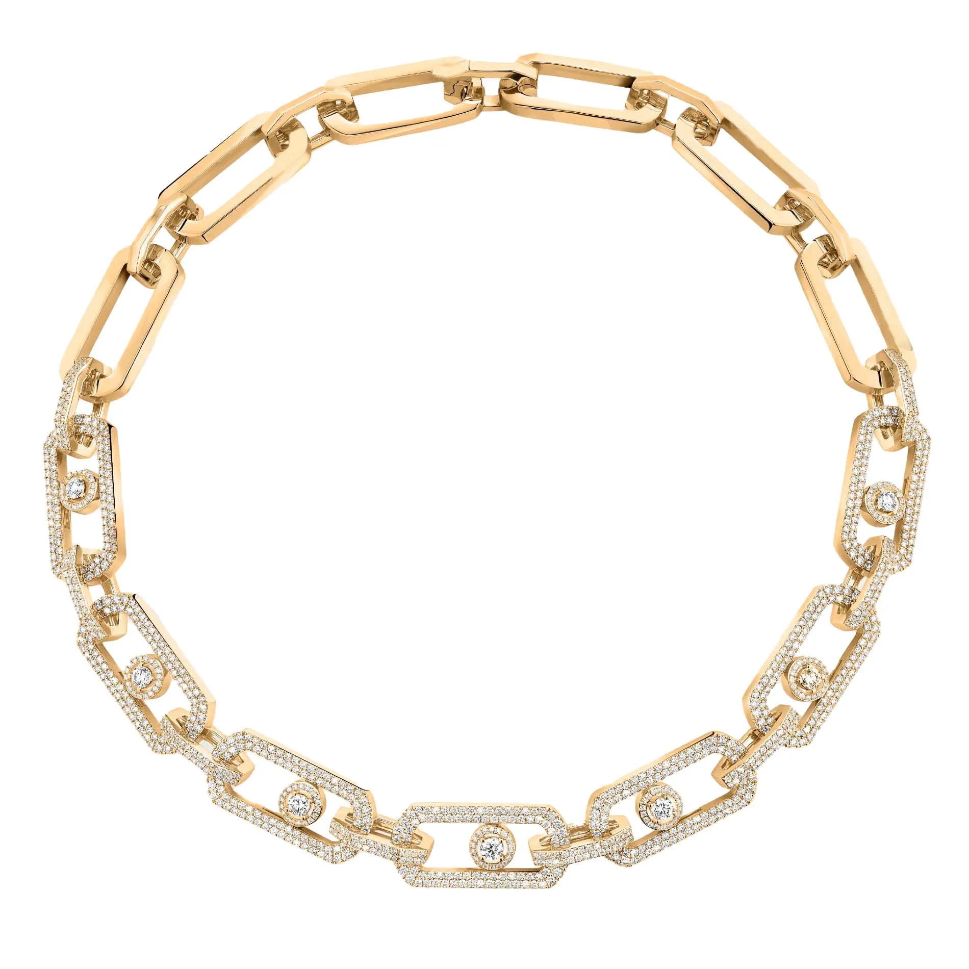 Messika So Move 18ct Yellow Gold 8.22ct Diamond Necklace