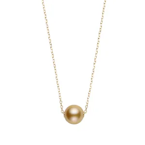 Mikimoto 18ct White Gold 10-11mm Gold South Sea Pearl Necklace