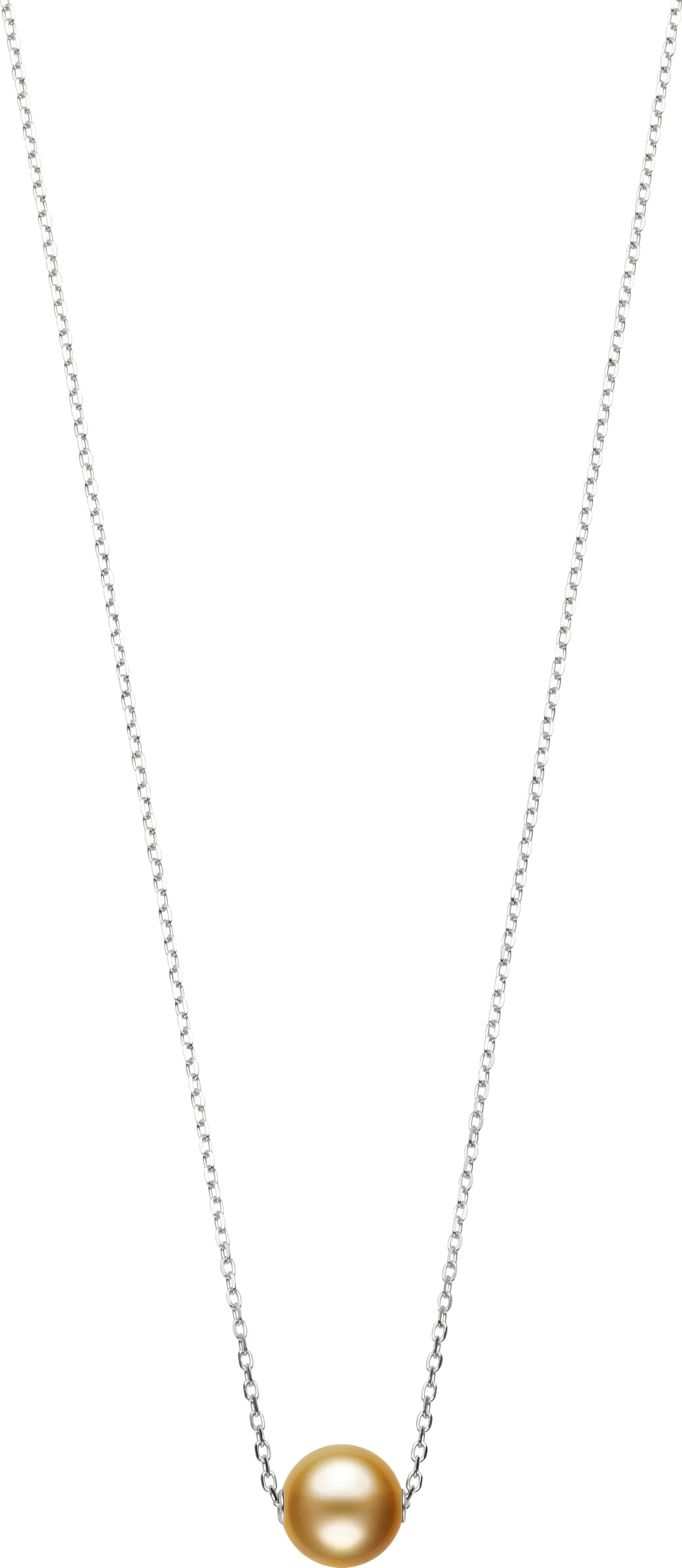 Mikimoto 18ct White Gold 10-11mm Gold South Sea Pearl Necklace