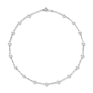 Mikimoto 18ct White Gold Akoya Pearl Necklace